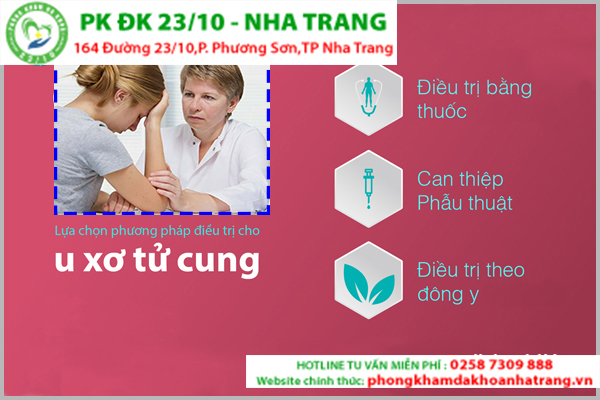 Phương pháp hỗ trợ điều trị u xơ tử cung hiệu quả