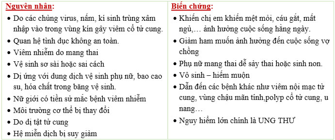 Những điều cần biết về bệnh viêm cổ tử cung