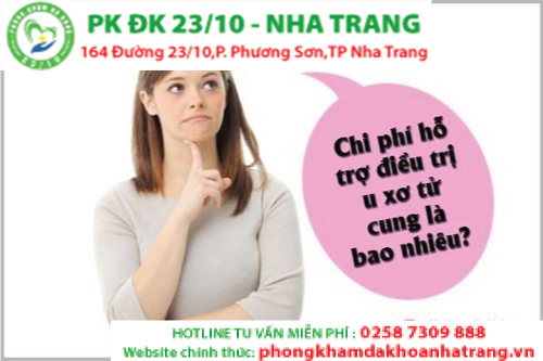 Những yếu tố chi phối chi phí hỗ trợ điều trị u xơ tử cung